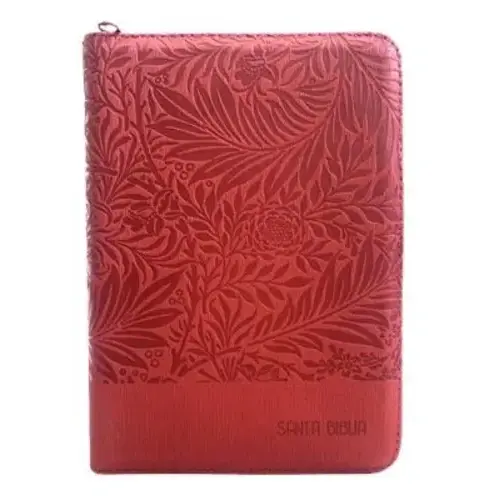 BIBLIA RVR056 ROJO CANTO PLATEADO