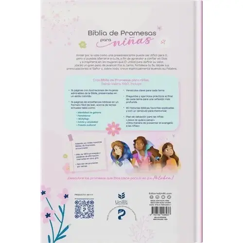 Biblia de Promesas para Niñas RVR60 Tapa Dura - Imagen 2