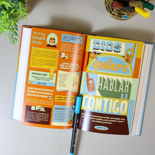 Biblia de Promesas para Niños NTV Letra Grande Marron - Imagen 2