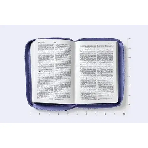 Biblia NBLA Bolsillo Versificada con Cierre Morado - Imagen 2