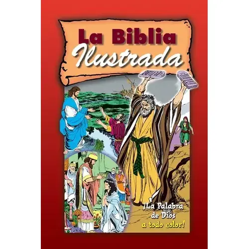 La Biblia Ilustrada Tapa Dura con Historias Bíblicas