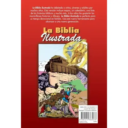 La Biblia Ilustrada Tapa Dura con Historias Bíblicas - Imagen 2
