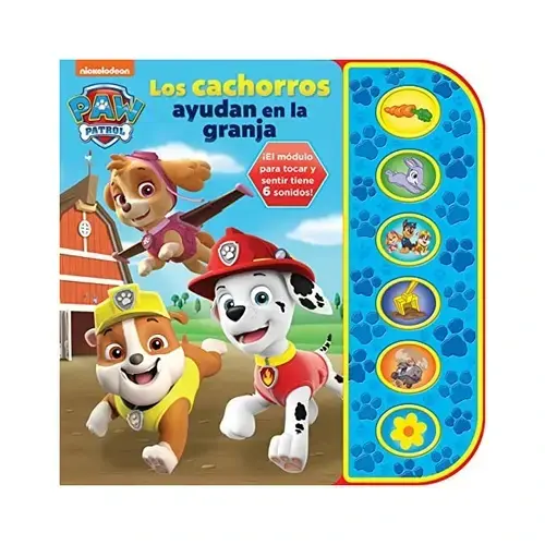 Los Cachorros Ayudan en la Granja