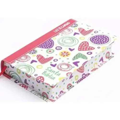 BIBLIA NVI CORAZONEZ MULTICOLOR SIMI PIEL - Imagen 3