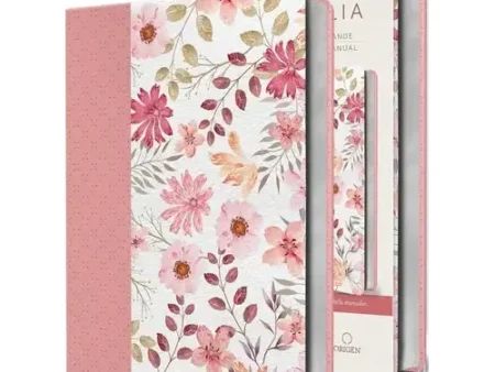 Biblia RVR60 Ultrafina Rosa con Flores