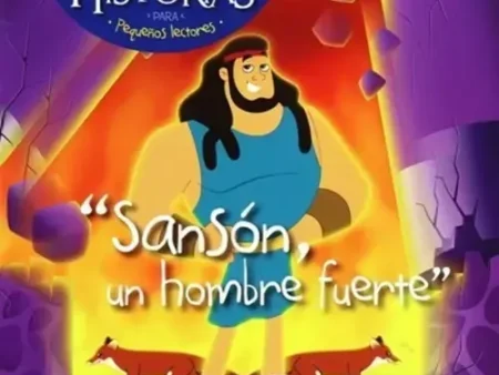 Sansón un Hombre Fuerte Libro Infantil Historia Bíblica