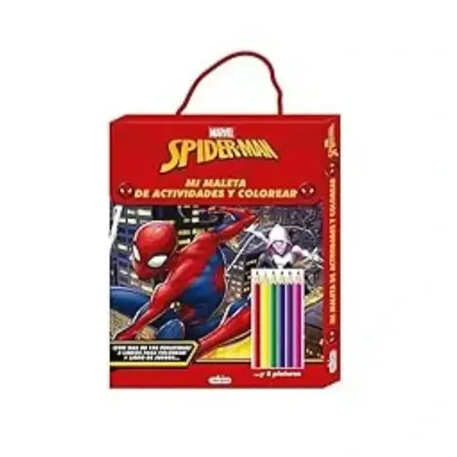 SPIDERMAN MALETA ACTIVIDADES Y COLOREAR