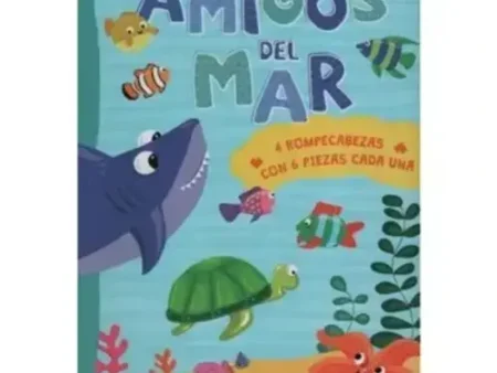 Amigos del Mar con 4 Rompecabezas