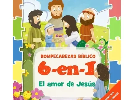 Rompecabezas Bíblico Amor de Jesús Libro Infantil Interactivo