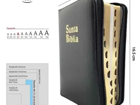 BIBLIA RVR045 NEGRA ACOLCHADA CON CIERRE