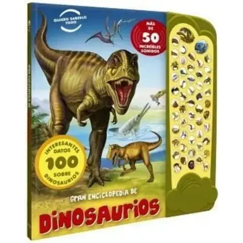 Gran Enciclopedia de Dinosaurios con 50 Sonidos