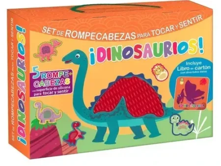 Dinosaurios Rompecabezas Tocar y Sentir
