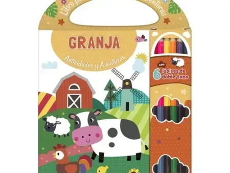 Libro Portatil de Actividades y Aventuras Granja