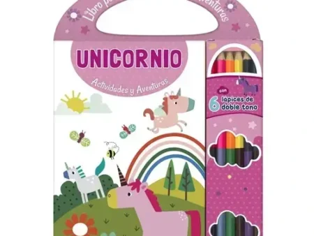 Libro Portatil de Actividades y Aventuras Unicornios