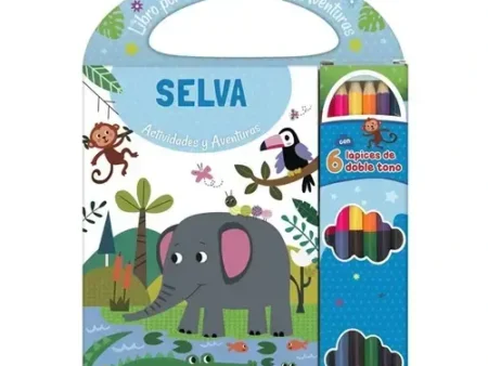 Libro Portatil de Actividades y Aventuras Selva