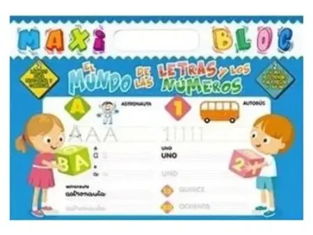 Maxi Bolc Mundo de las Letras y Números