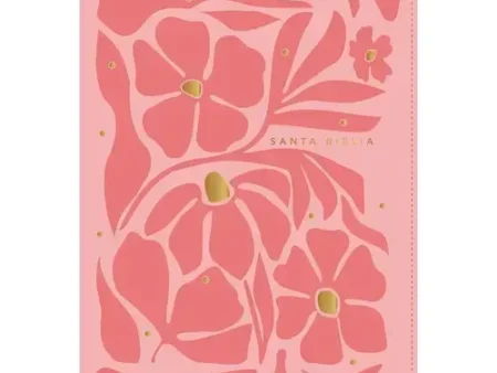 Biblia Ultrafina NTV Letra Grande Filament Flores Rosa