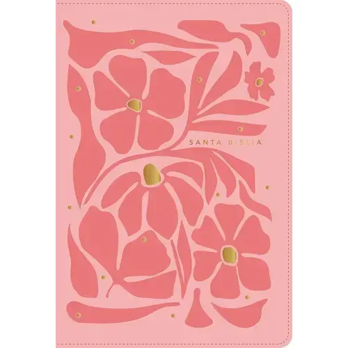 Biblia Ultrafina NTV Letra Grande Filament Flores Rosa