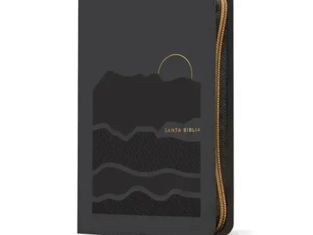 Biblia Ultrafina NTV Letra Grande Zíper Filament Gris