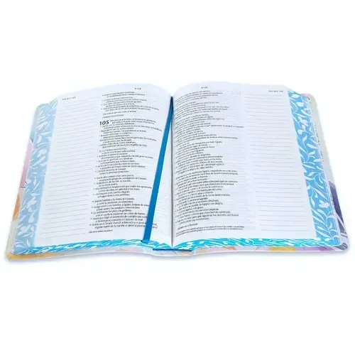 Biblia Inspira NTV Filament Sentipiel Paraíso Floral Rosa - Imagen 3