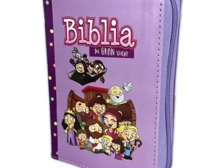 Biblia RVR60 para Niños Mi Gran Viaje Morada