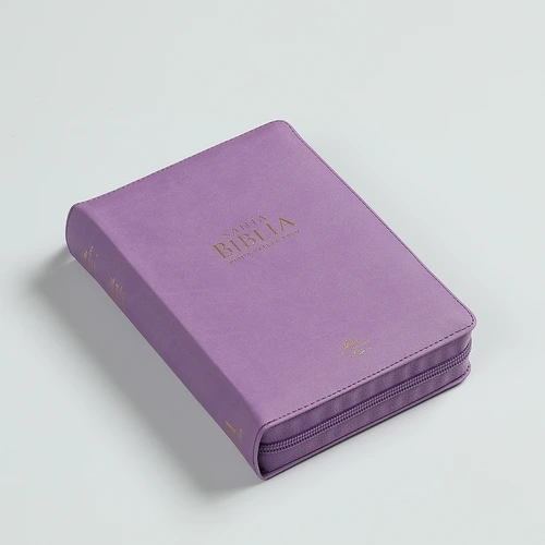 Biblia RVR60 Compacta Letra Grande 11 Puntos Lila - Imagen 2