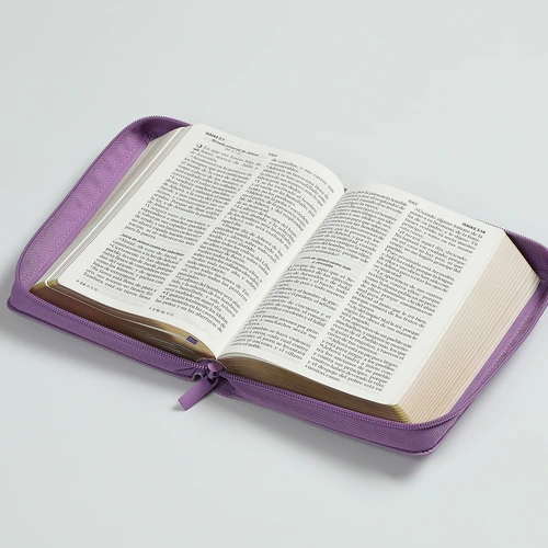 Biblia RVR60 Compacta Letra Grande 11 Puntos Lila - Imagen 4