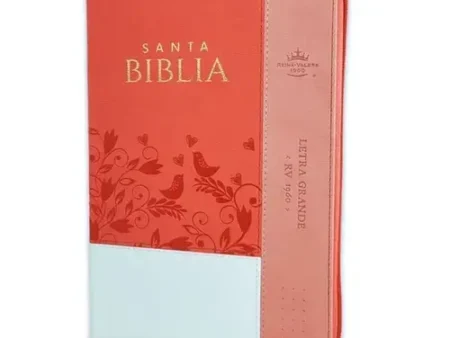 Biblia RVR60 Tamaño Manual Blanca Letra Grande con Cierre