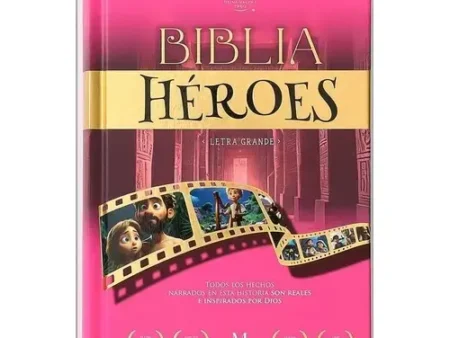BIBLIA RVR60 065 HEROES T/D ROSA