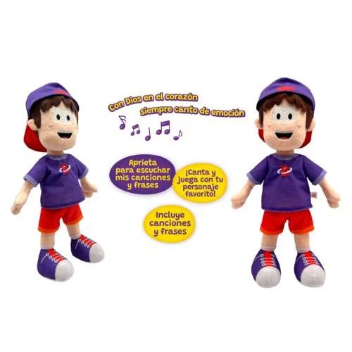 Biper y Patito Juan Peluche musical 35cm - Imagen 2