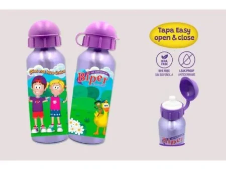 Botella Biper Aluminio Dios nos hizo únicos 500ml
